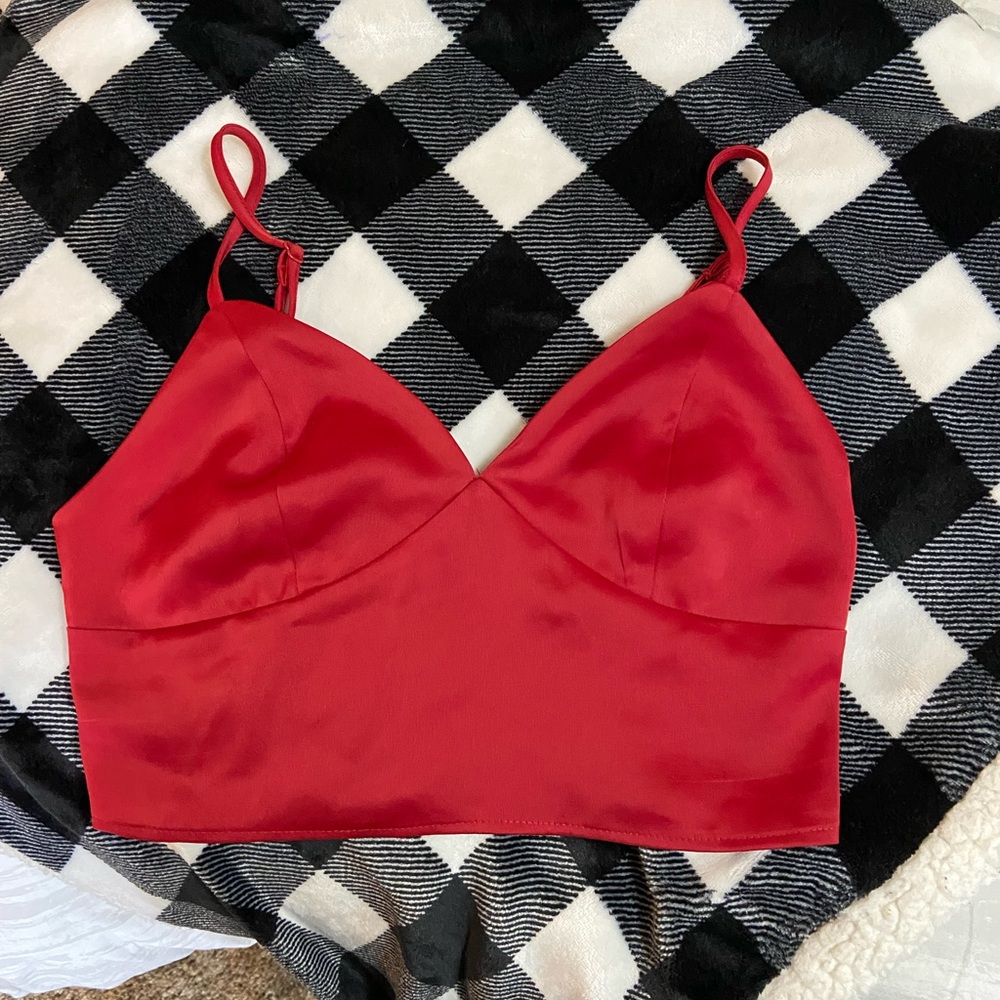 red garage tank top